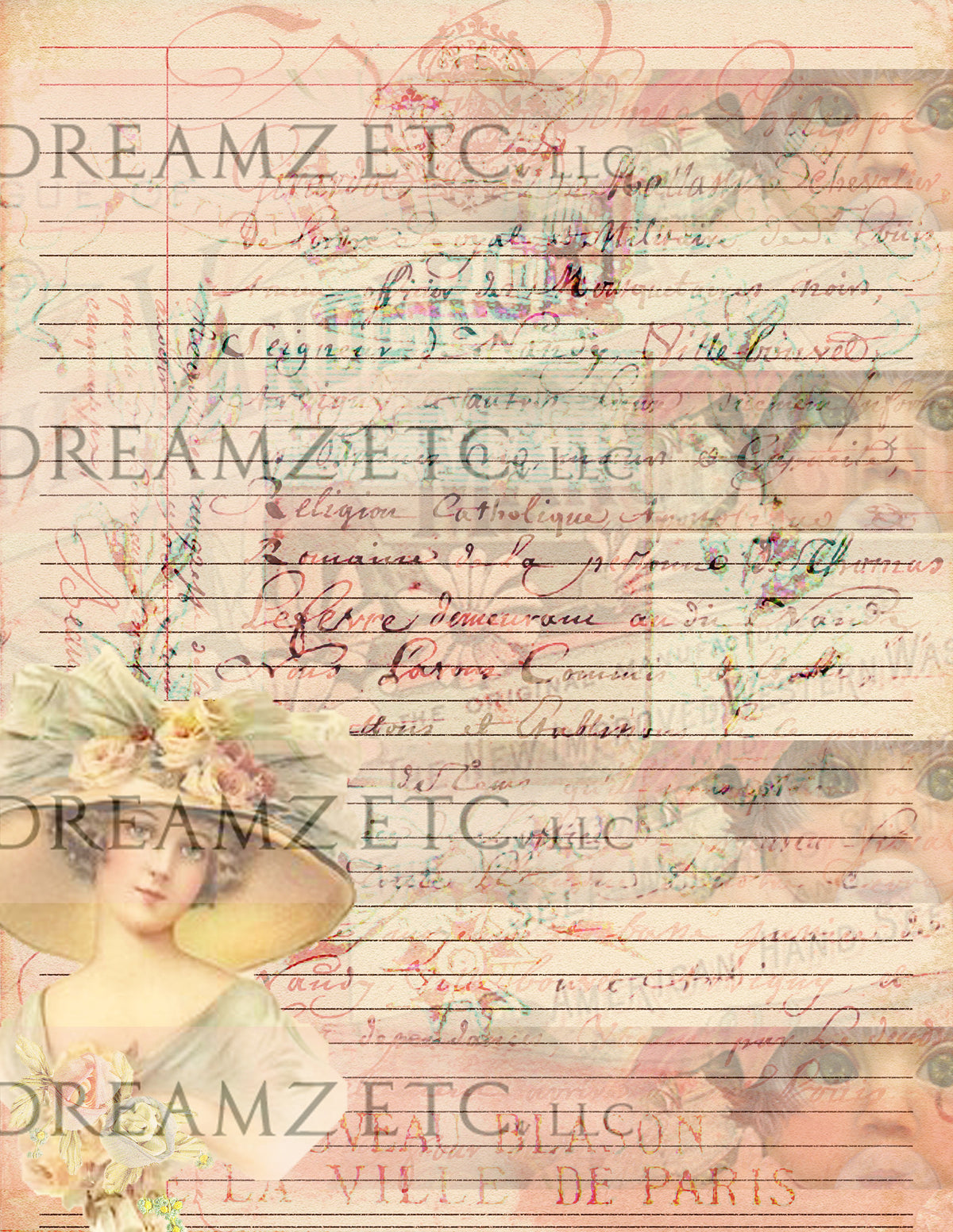 Victoria Anne Digital Collection - Paper Pack 3