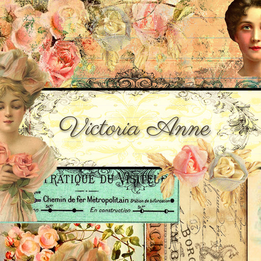 Victoria Anne Digital Collection - Paper Pack 1