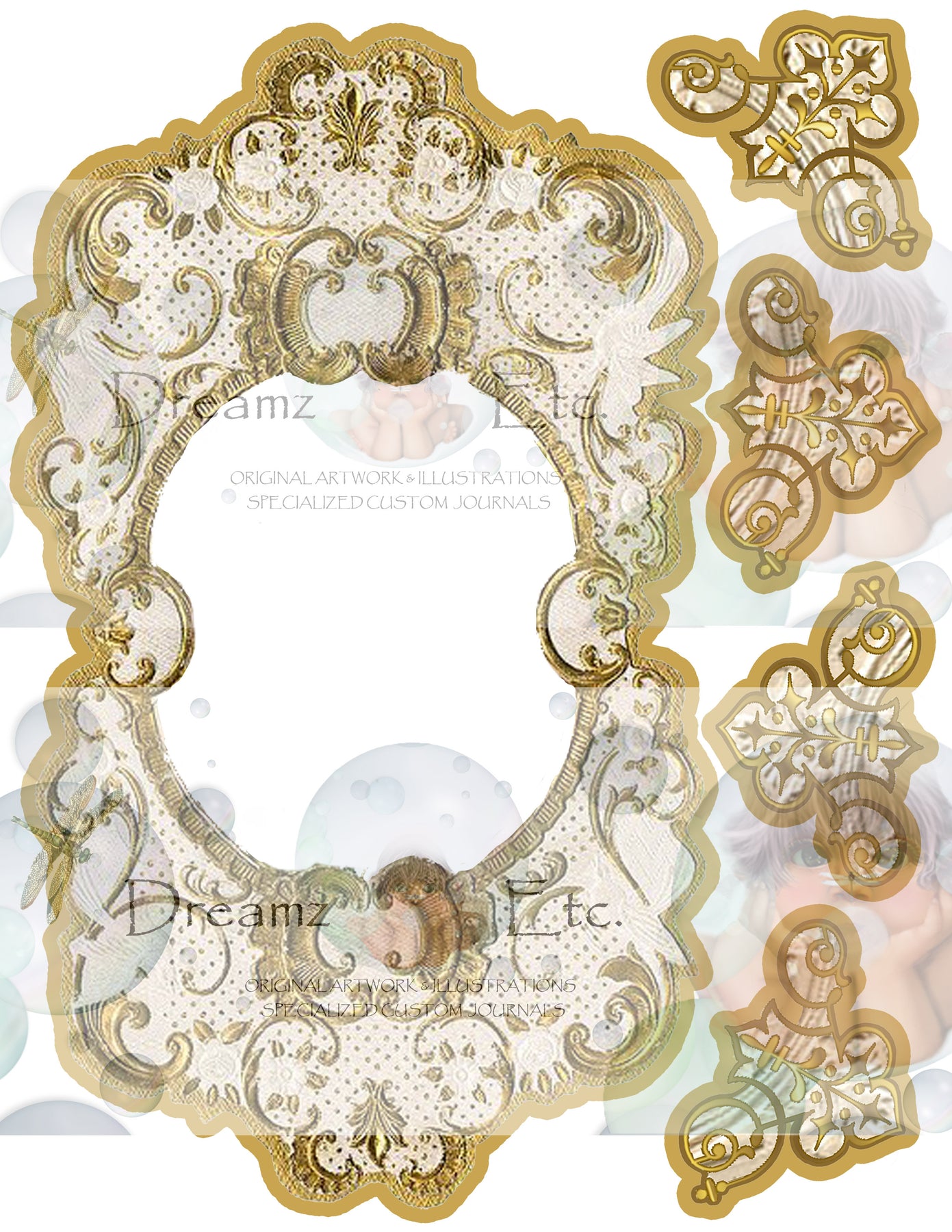 Victorian Splendor Card Kit - Digital Kit – Dreamz Etc