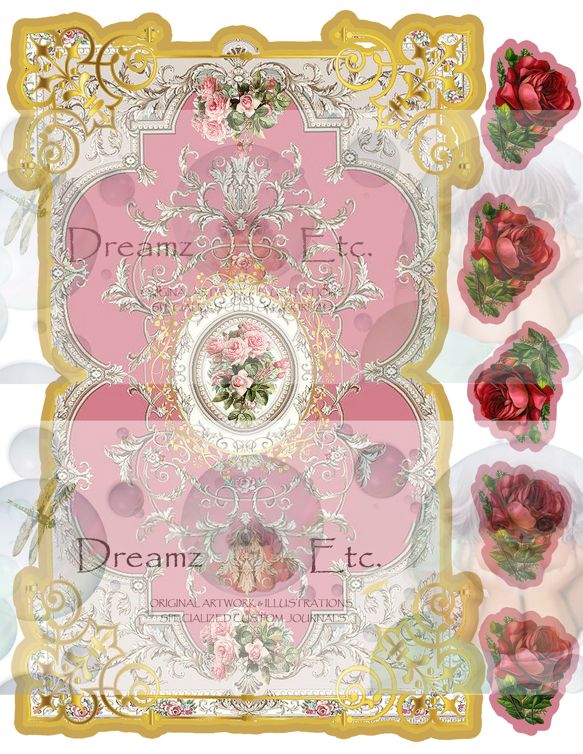 Victorian Splendor Card Kit - Digital Kit