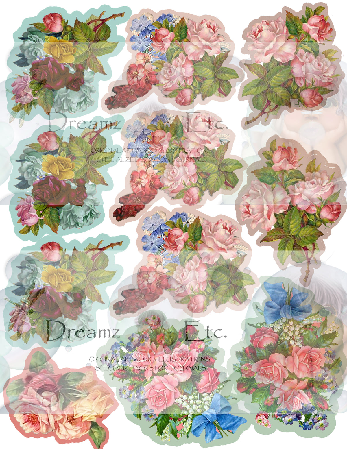 Victorian Splendor Card Kit - Digital Kit