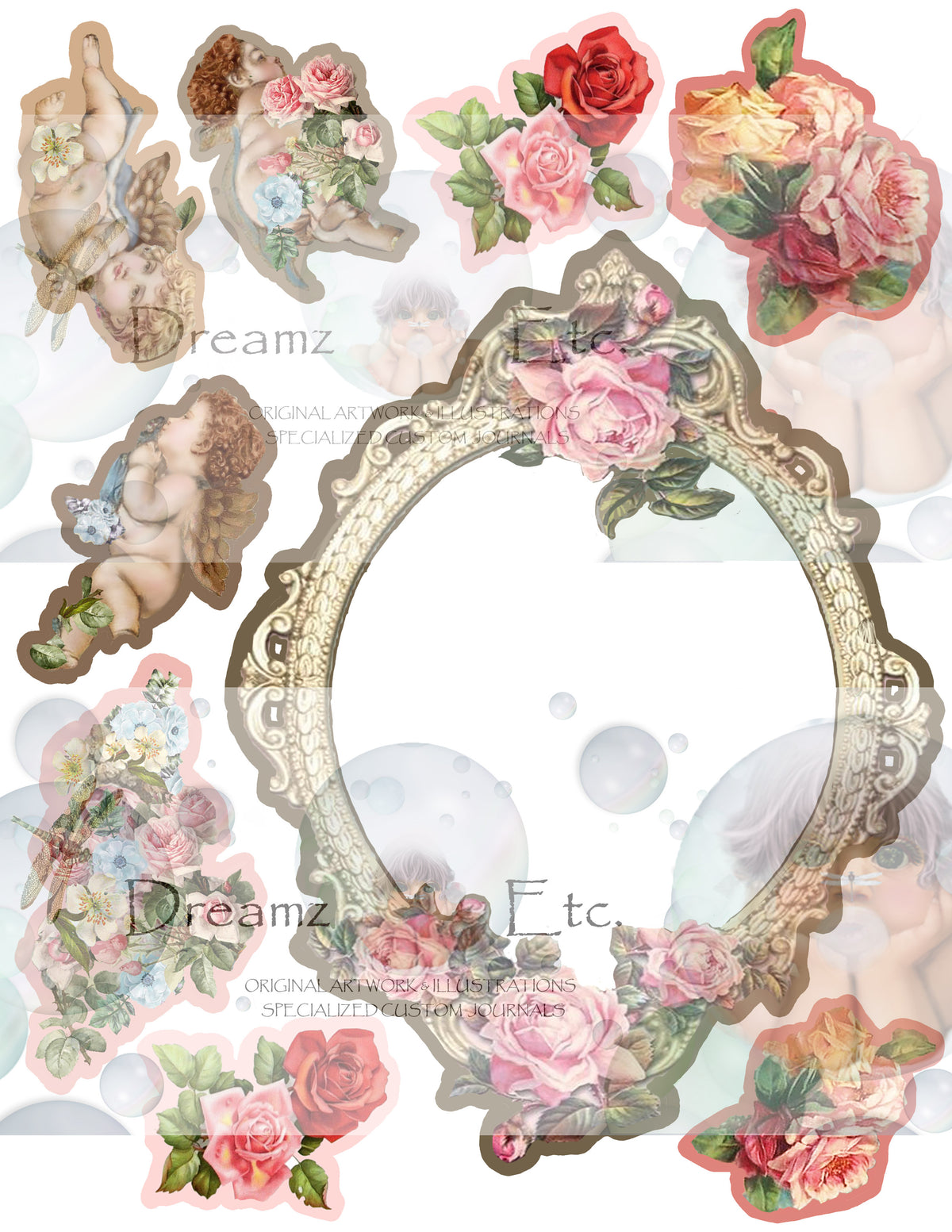 Victorian Splendor Card Kit - Digital Kit