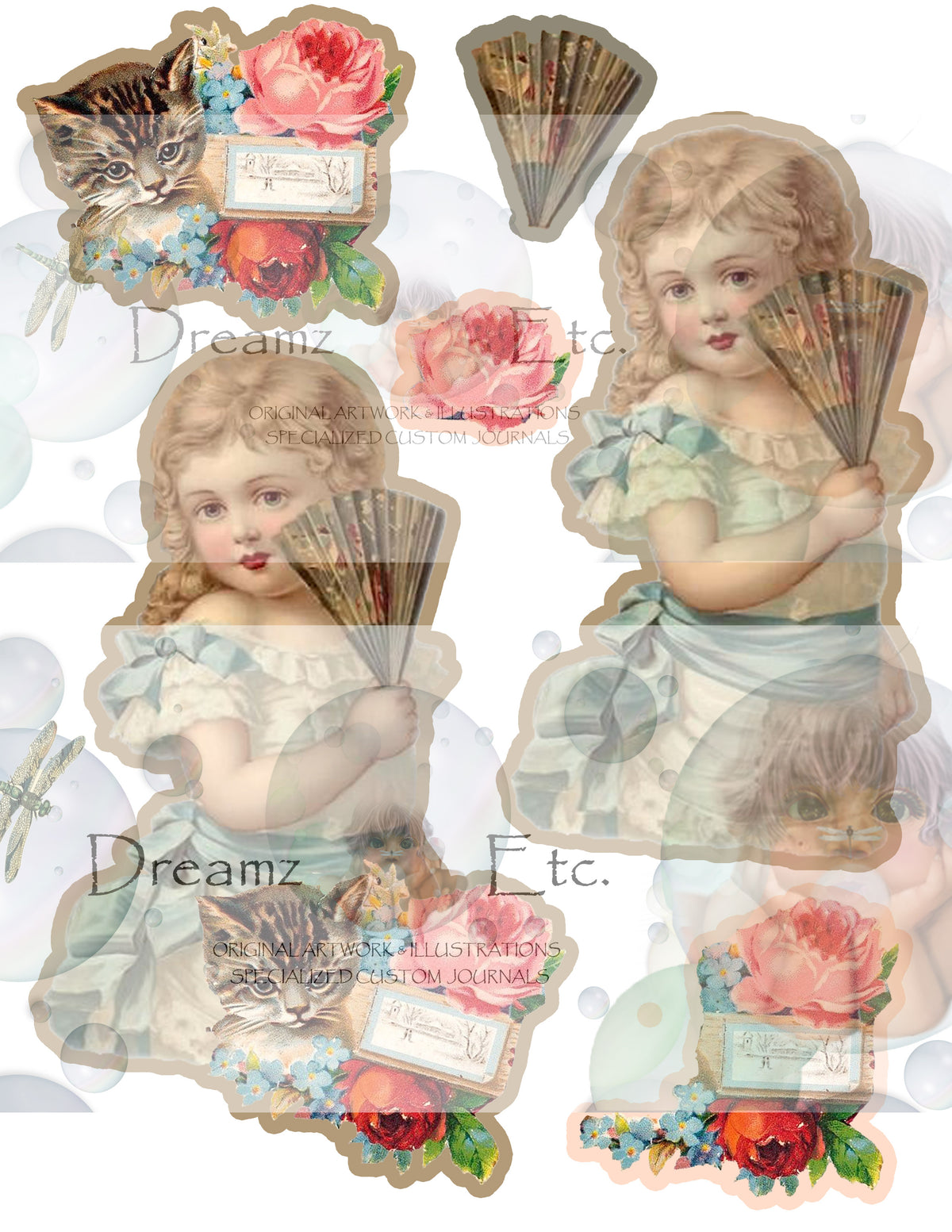 Victorian Splendor Card Kit - Digital Kit