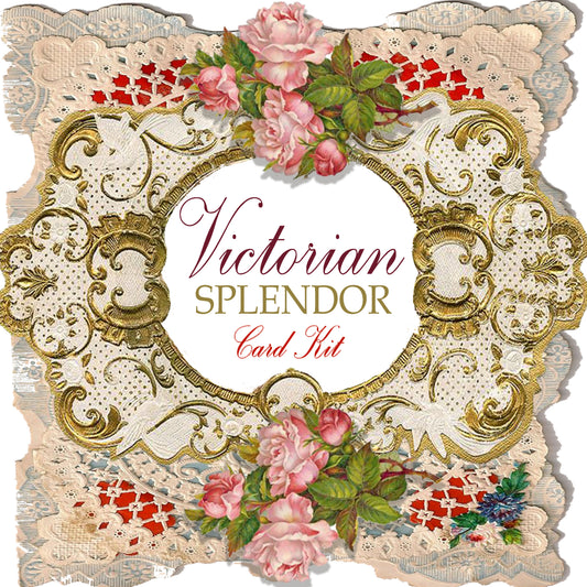 Victorian Splendor Card Kit - Digital Kit