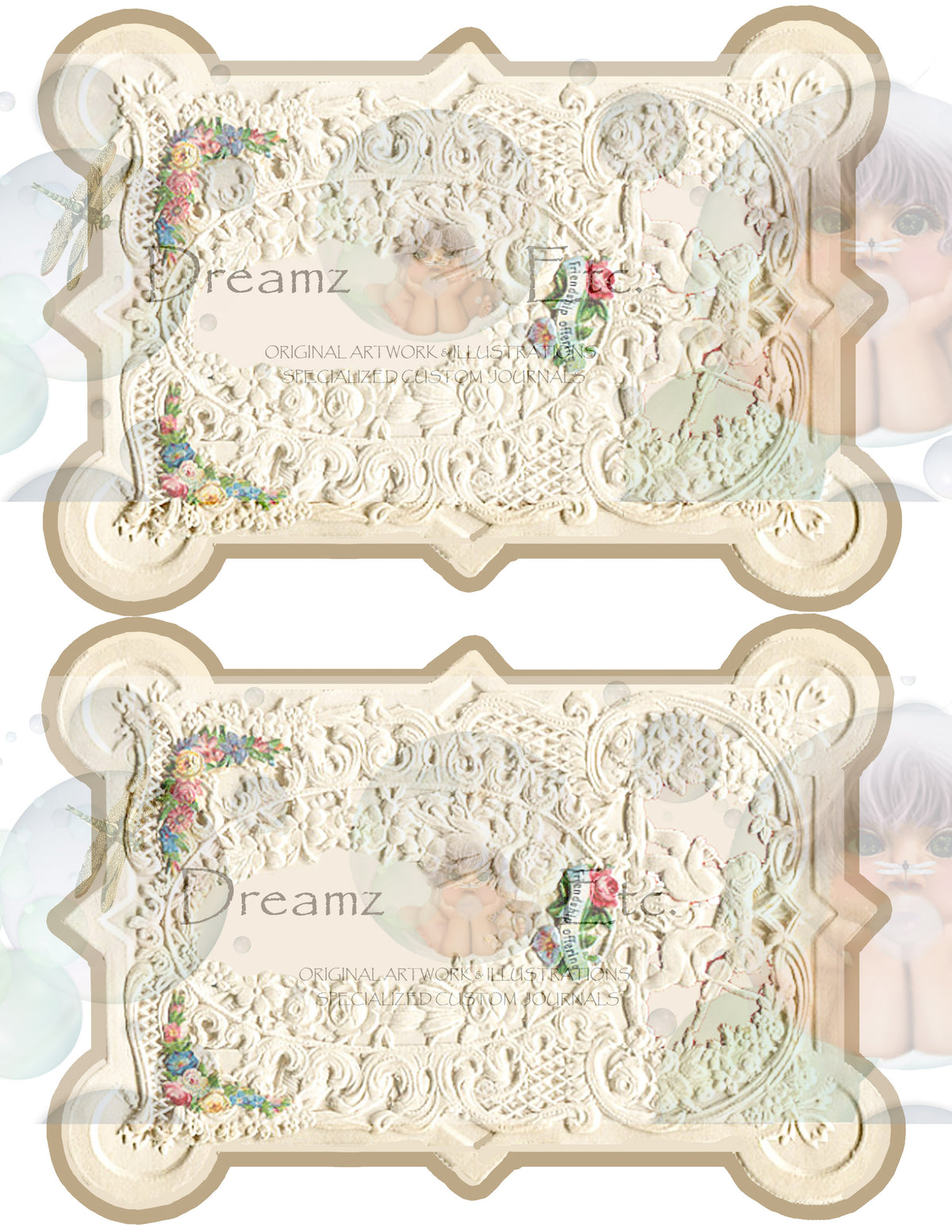 Victorian Splendor Card Kit - Digital Kit