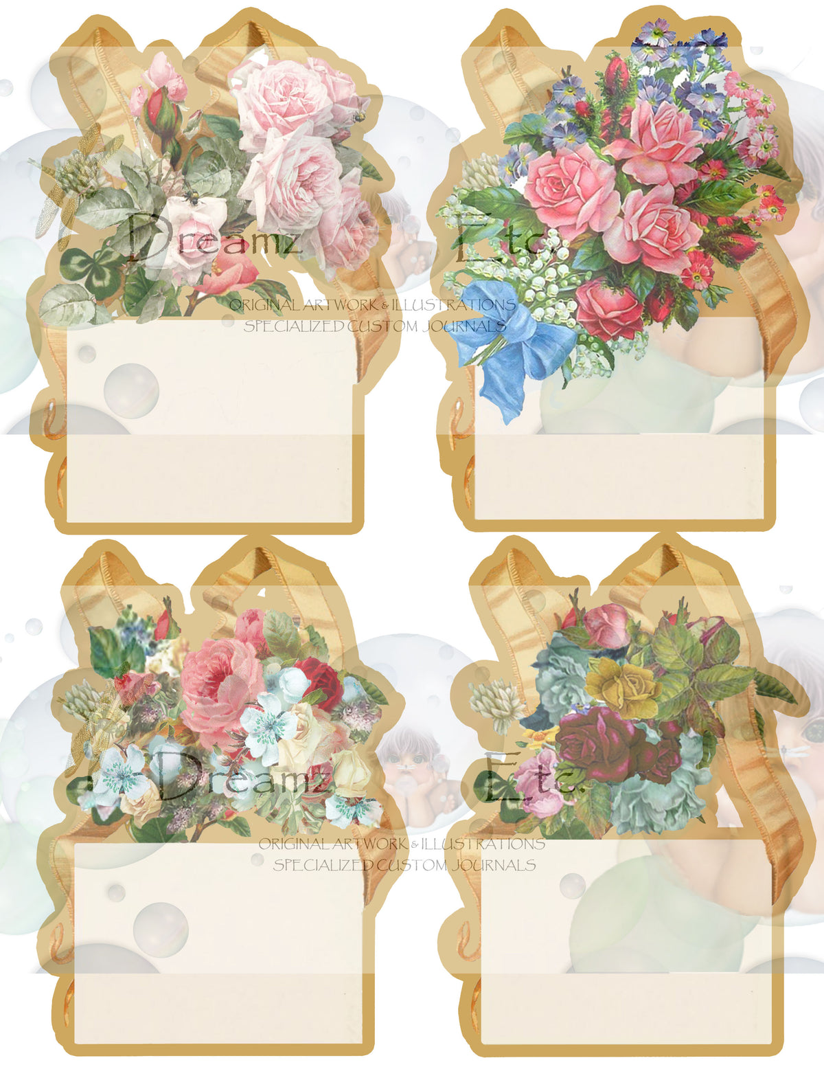 Victorian Splendor Card Kit - Digital Kit