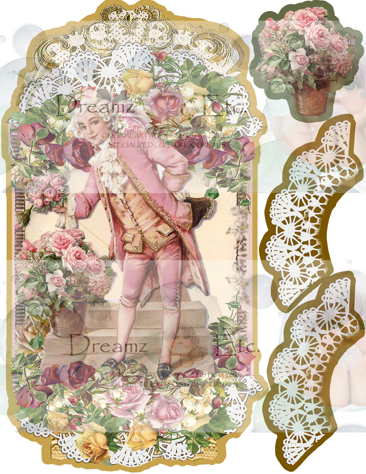 Victorian Splendor Card Kit - Digital Kit