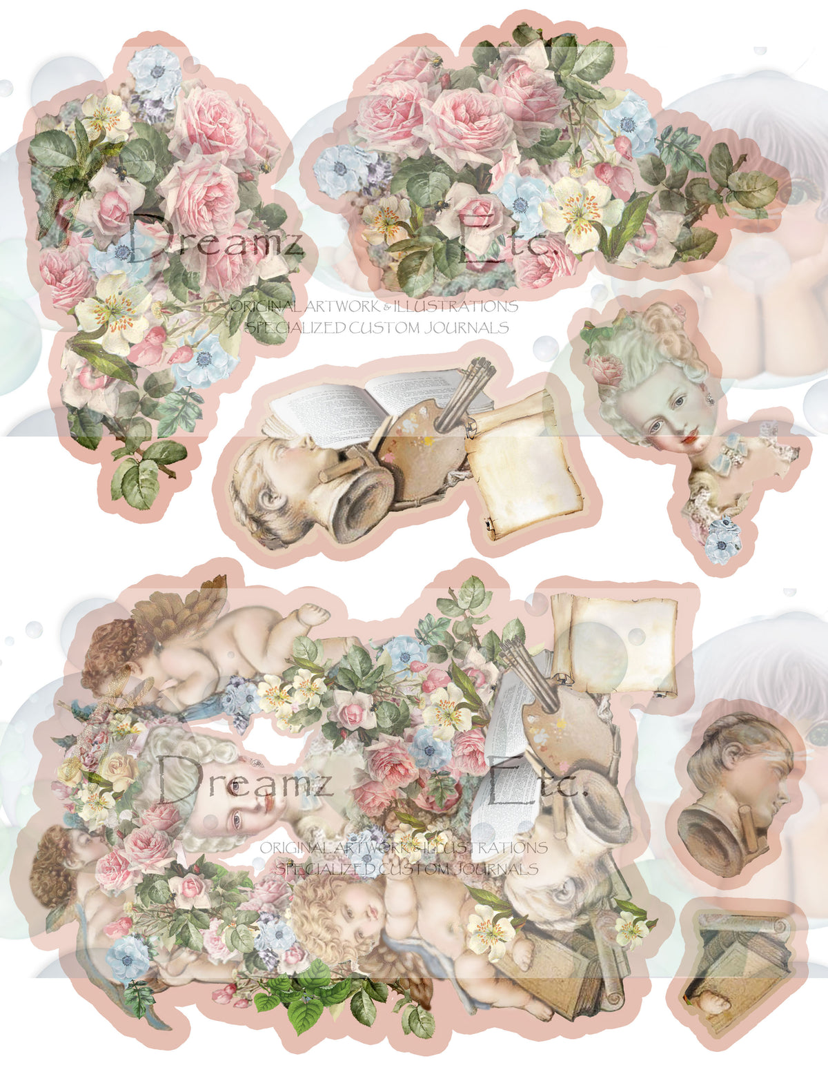Victorian Splendor Card Kit - Digital Kit