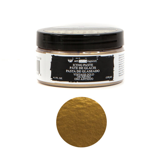 Finnabair Art Extravagance Icing Paste - VINTAGE GOLD