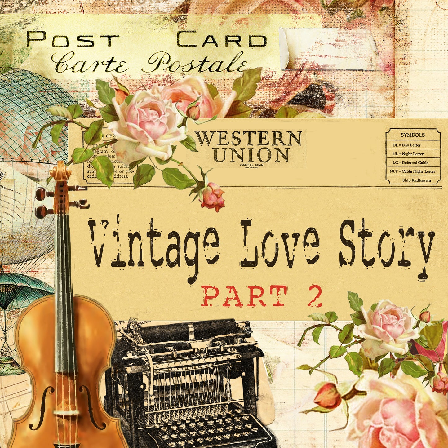 Vintage Love Story - Part 2 - Digital Bundle Pack - Digital Journal Kit