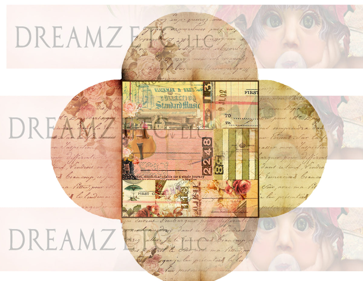 Vintage Love Story - Part 2 - Digital Bundle Pack - Digital Journal Kit