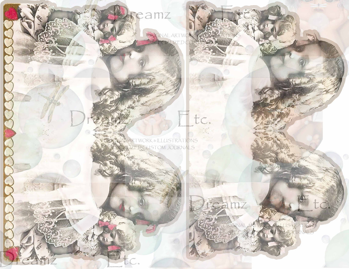 Victorian Splendor Paper Dolls, Cards & Valentines - Digital Kit
