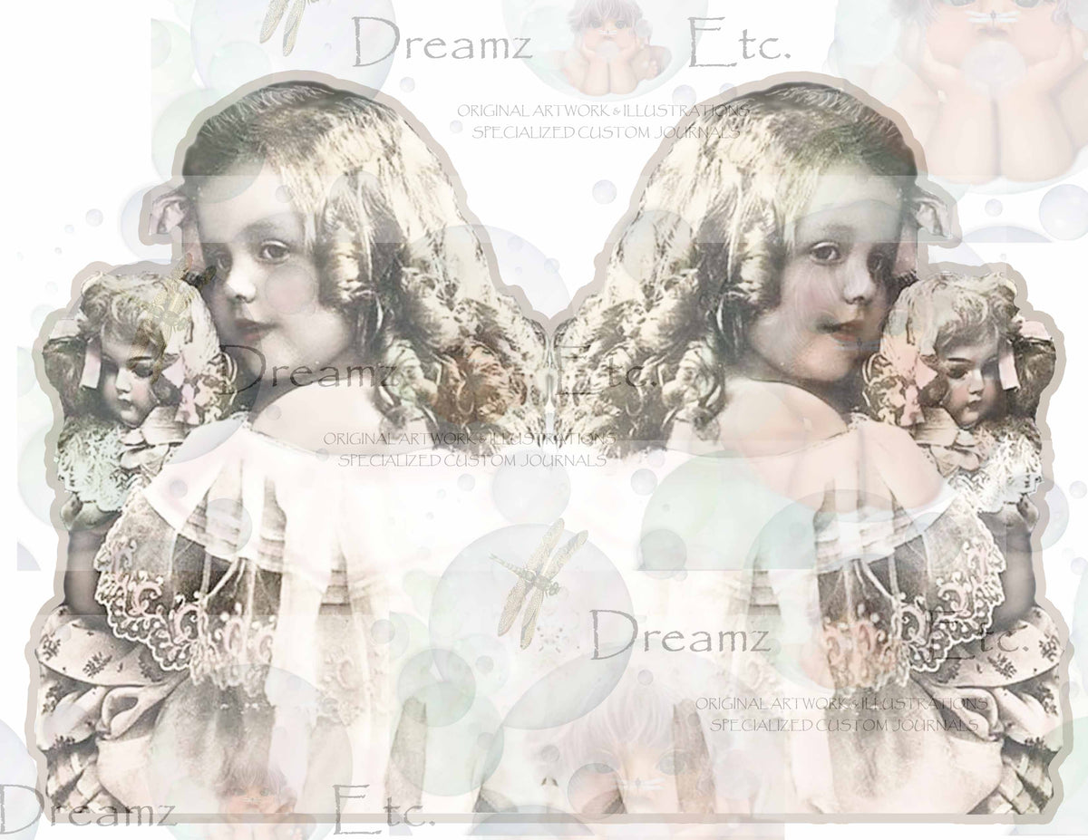 Victorian Splendor Paper Dolls, Cards & Valentines - Digital Kit