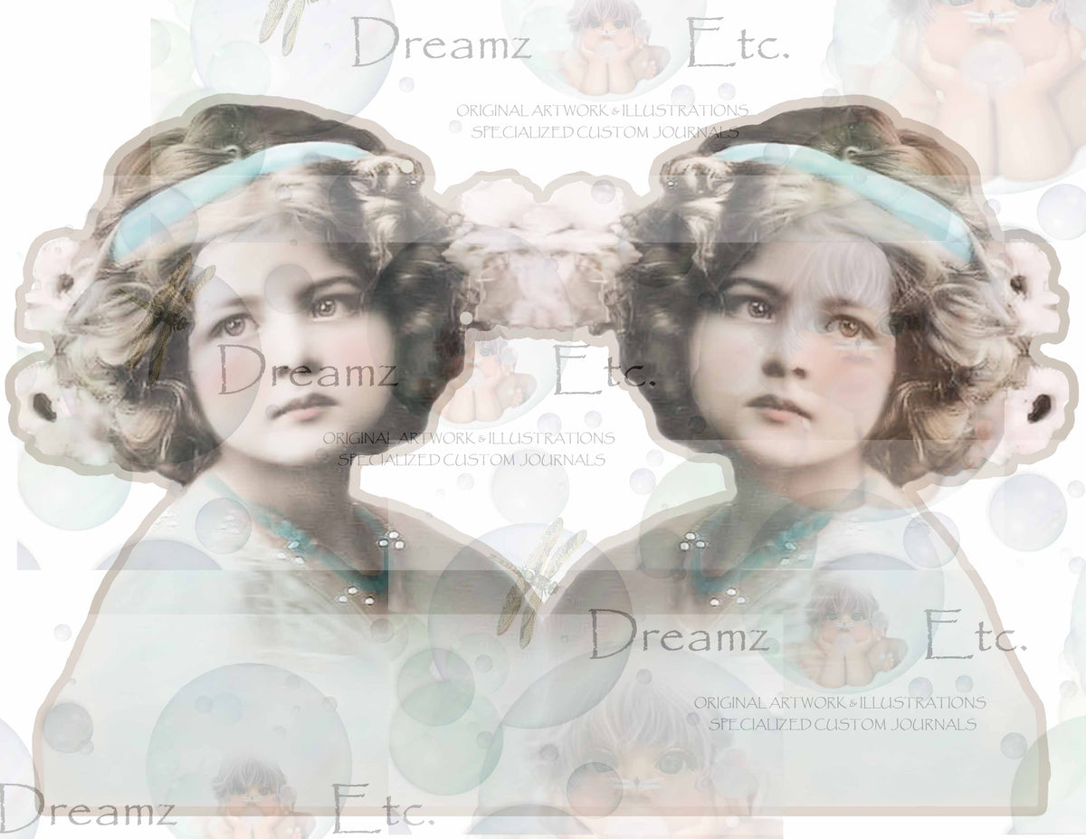 Victorian Splendor Paper Dolls, Cards & Valentines - Digital Kit
