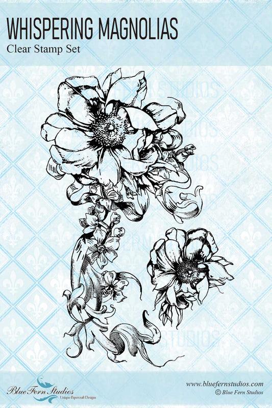 Fairy Whispers - Whispering Magnolias Stamp