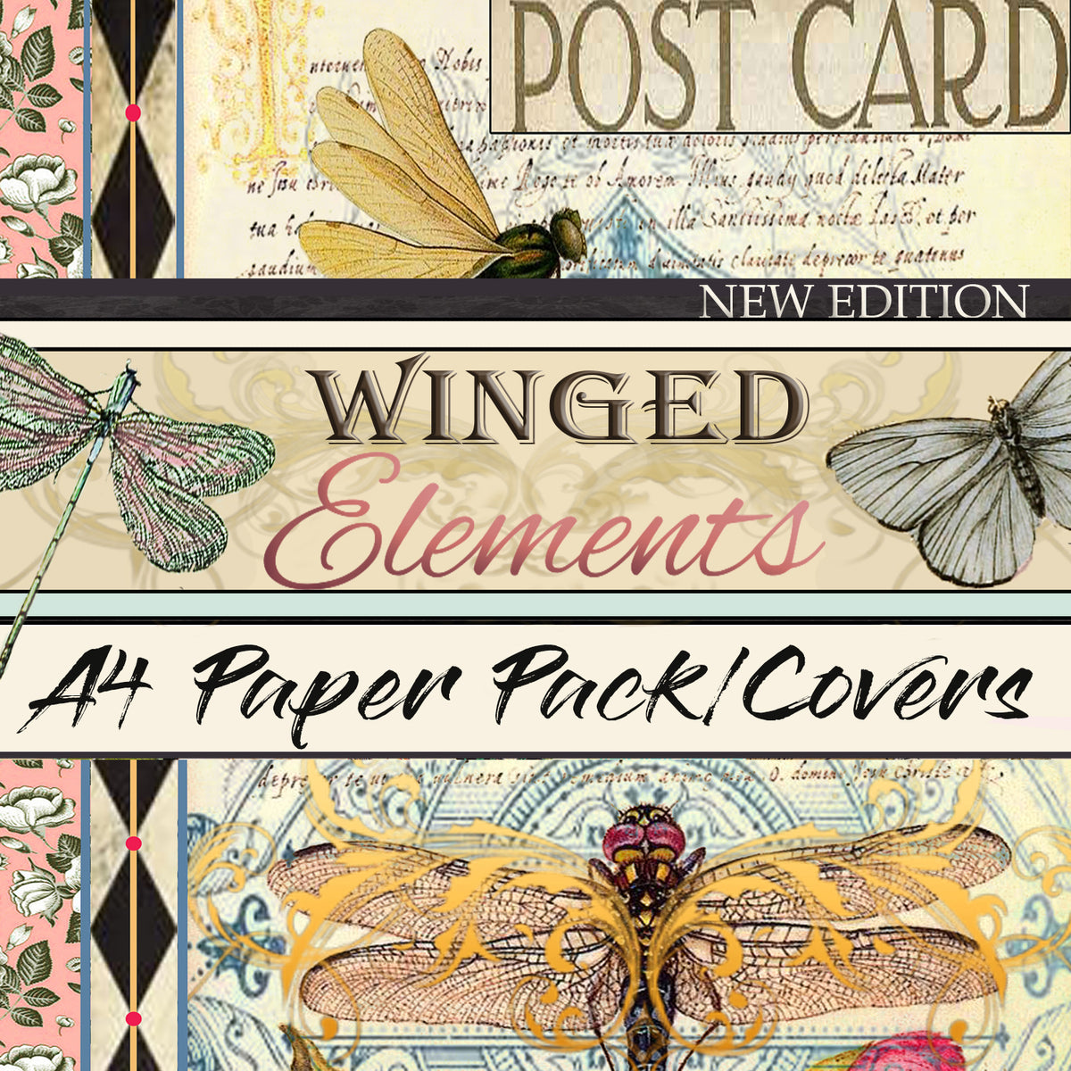 Winged Elements - Digital Journal Kit - Bundle Pack