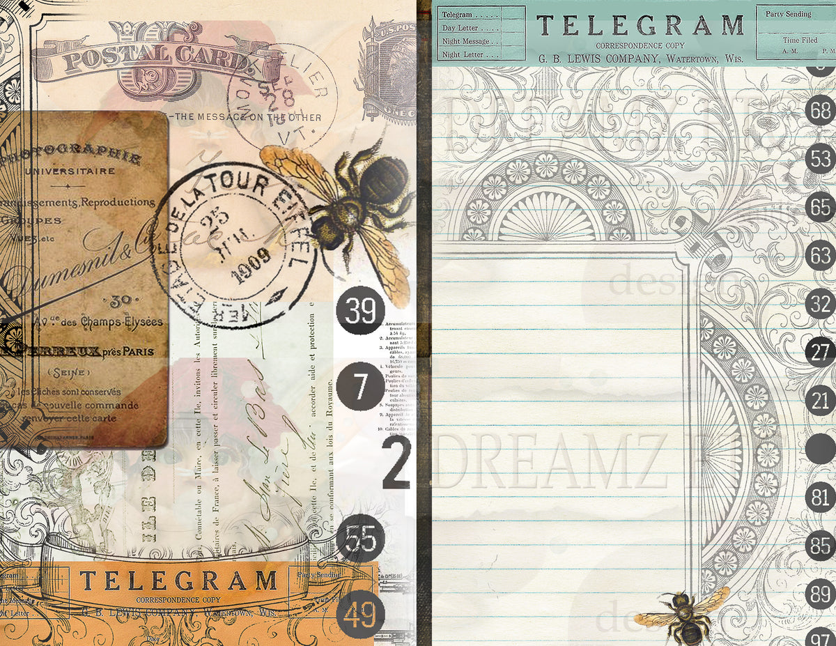 Winged Elements - Digital Journal Kit - Bundle Pack