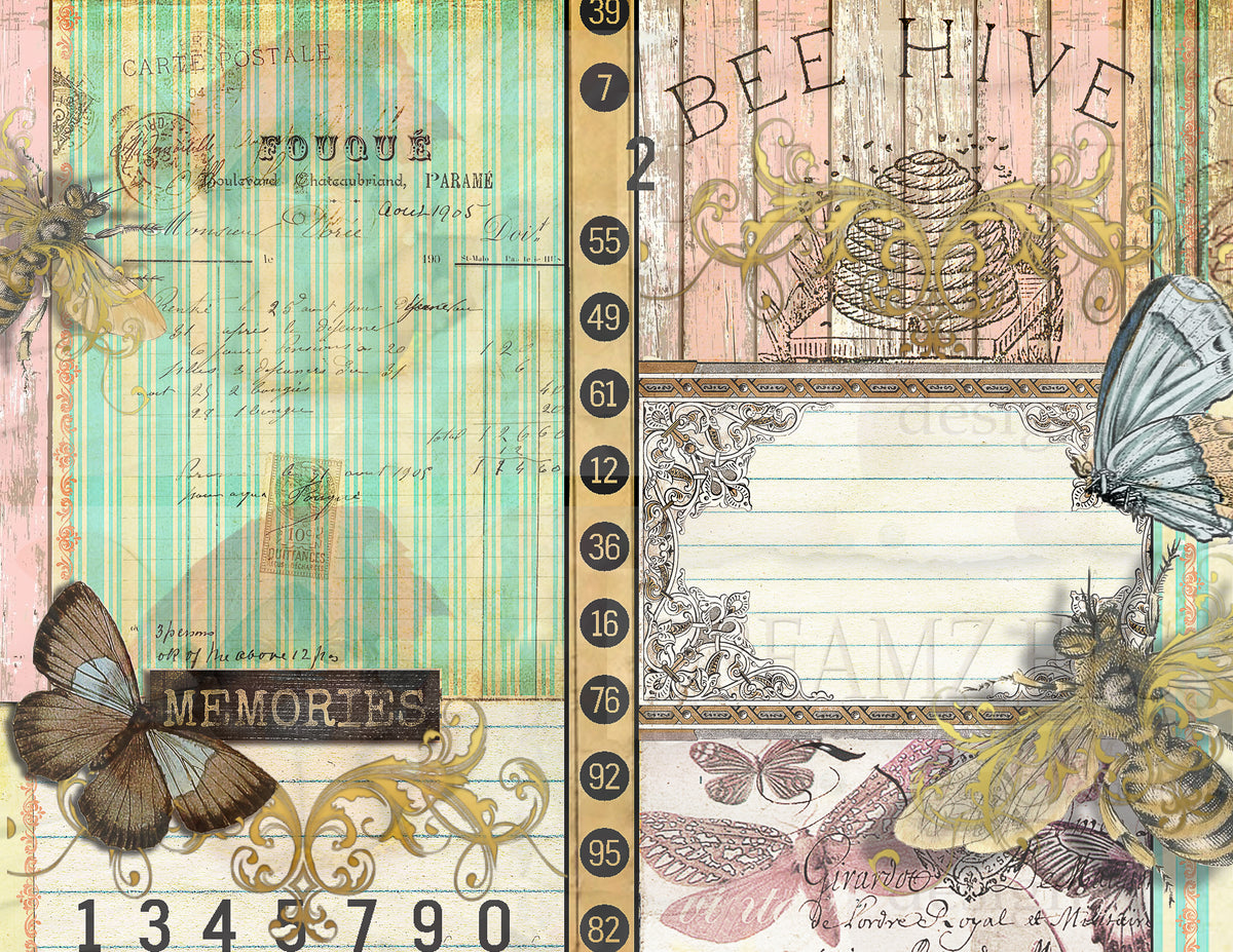 Winged Elements - Digital Journal Kit - Bundle Pack