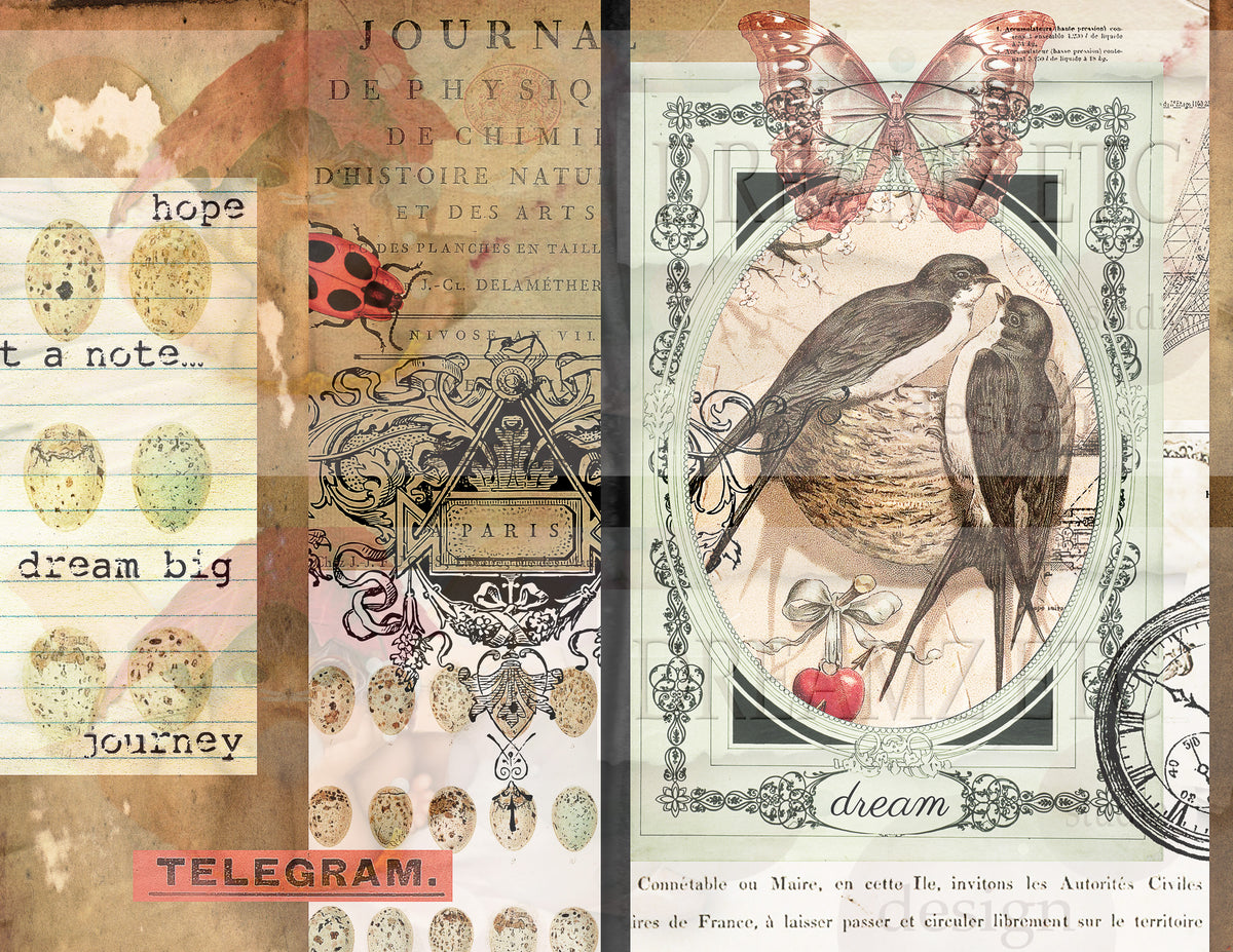 Winged Elements - Digital Journal Kit - Bundle Pack