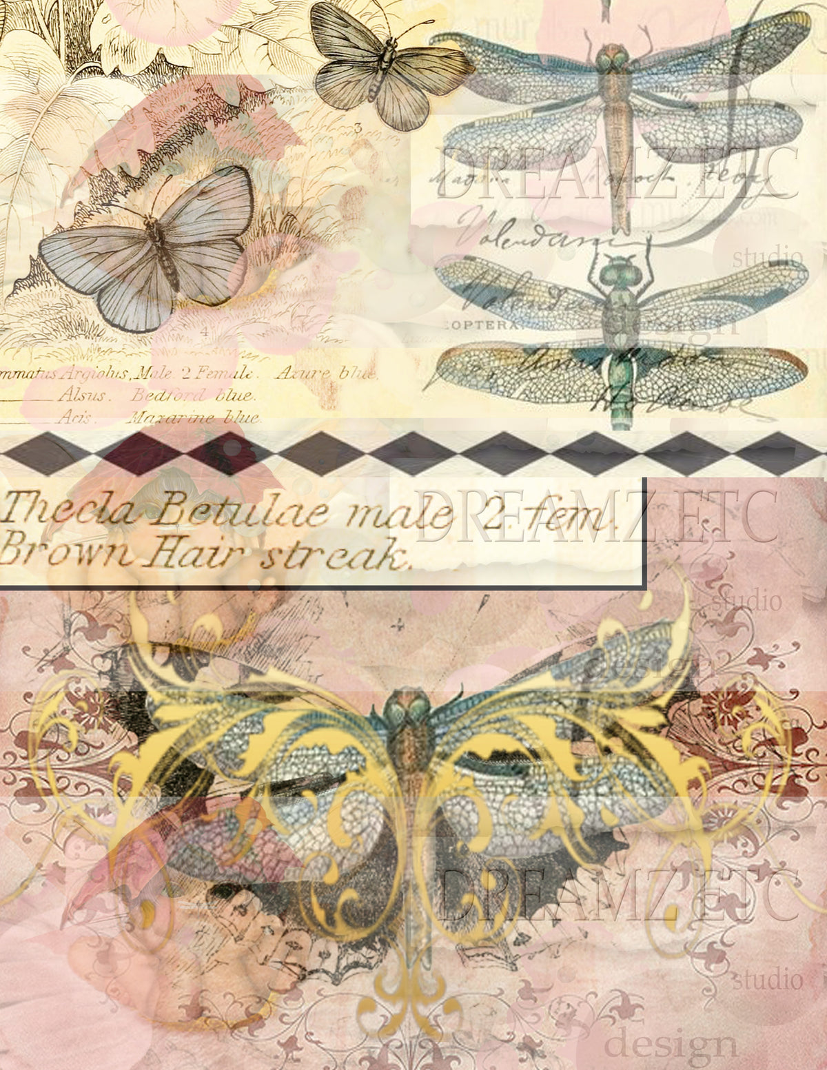 Winged Elements - Digital Journal Kit - Bundle Pack