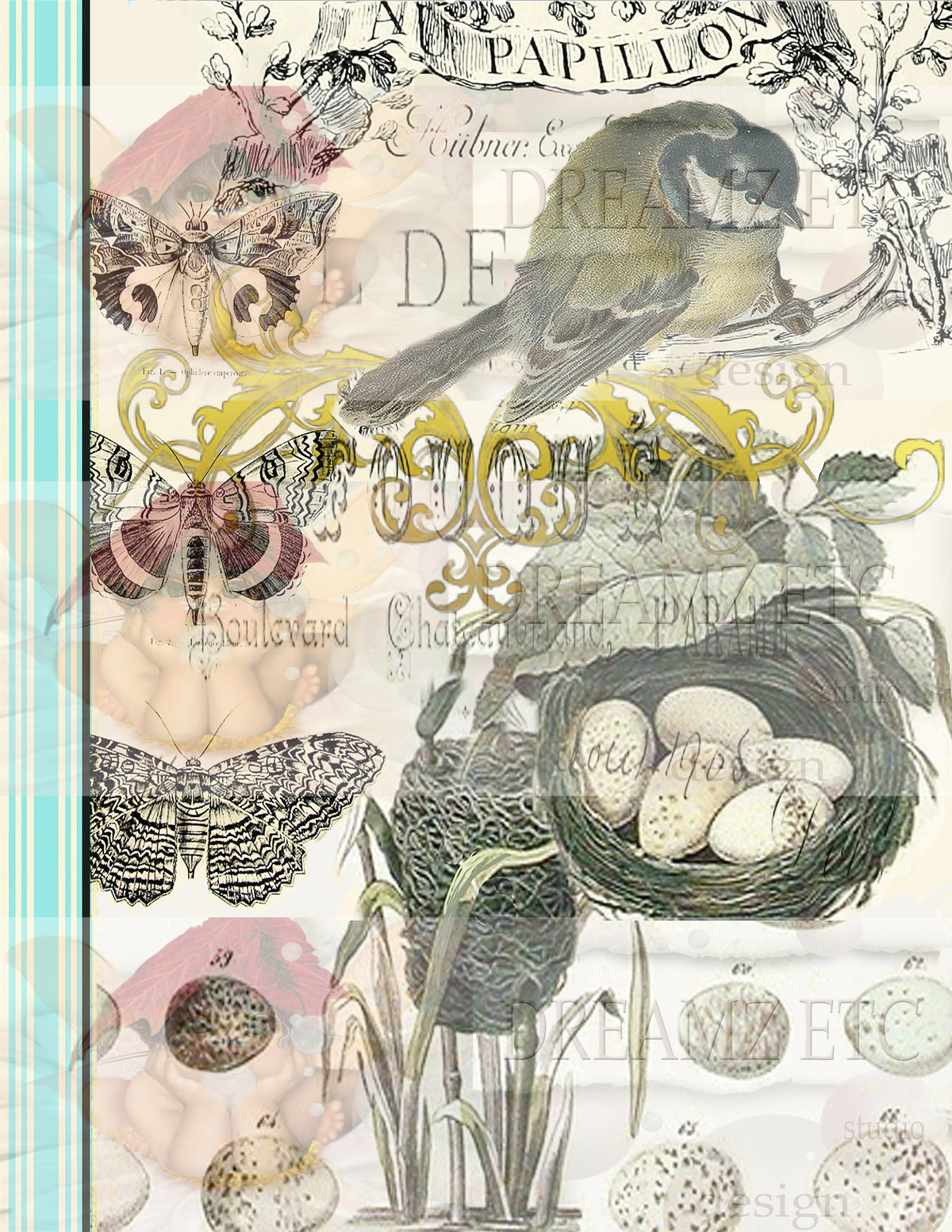 Winged Elements - Digital Journal Kit - Bundle Pack