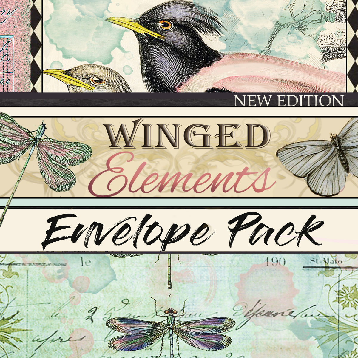 Winged Elements - Digital Journal Kit - Bundle Pack