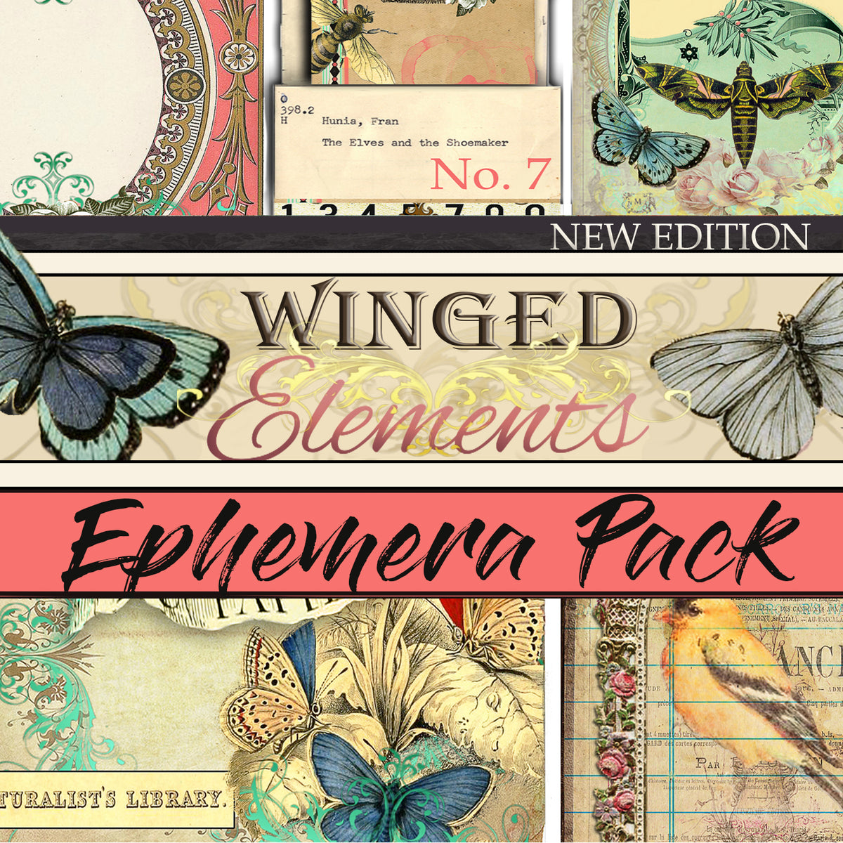 Winged Elements - Digital Journal Kit - Bundle Pack