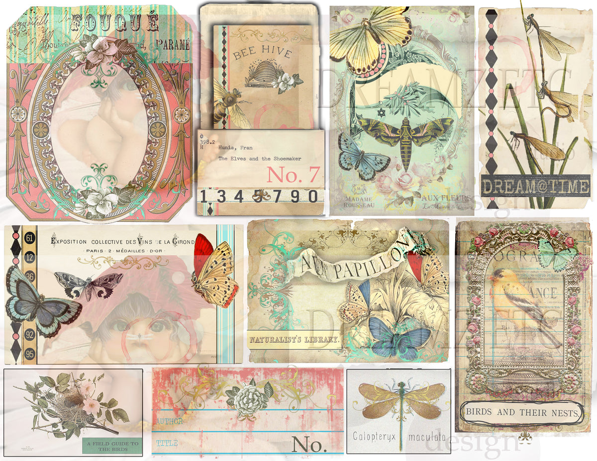 Winged Elements - Digital Journal Kit - Bundle Pack
