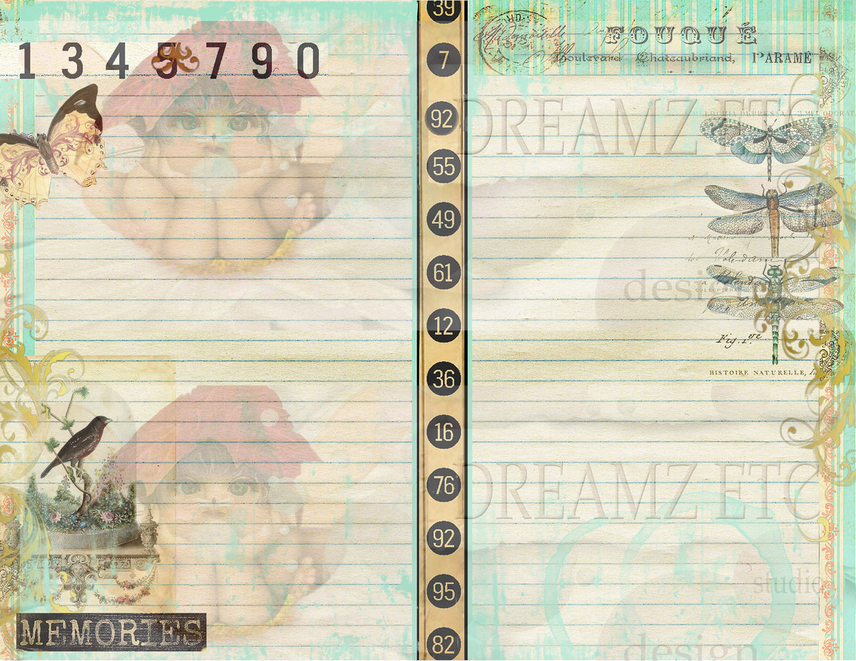 Winged Elements - Digital Journal Kit - Bundle Pack