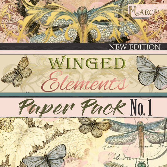 Winged Elements - Digital Journal Kit - Bundle Pack