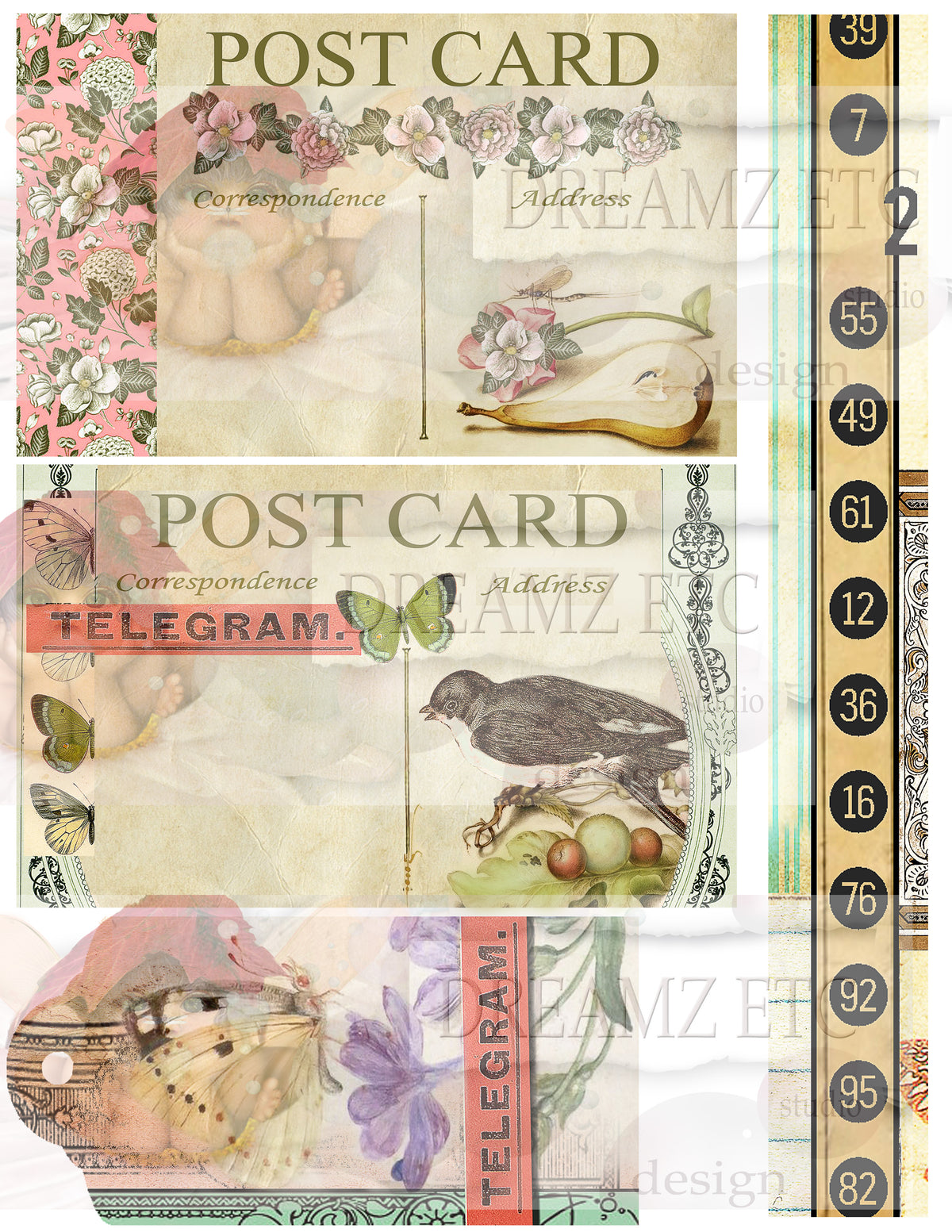Winged Elements - Digital Journal Kit - Bundle Pack