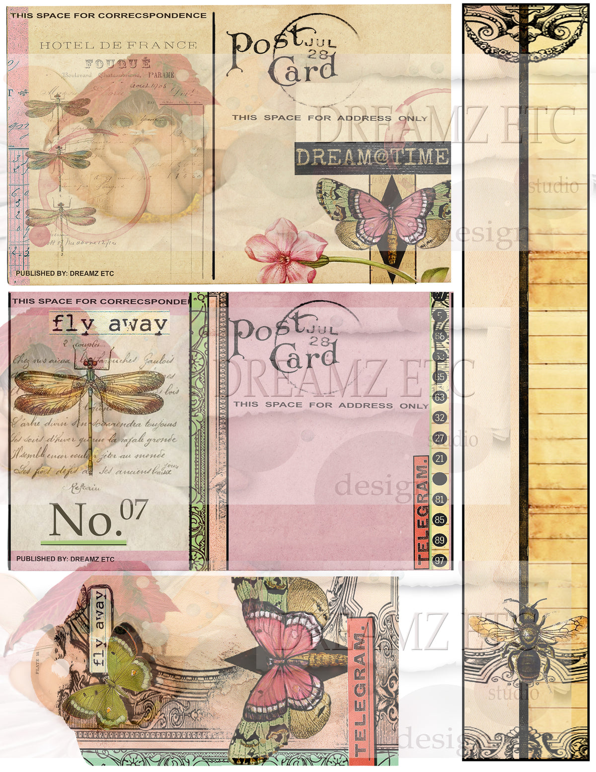 Winged Elements - Digital Journal Kit - Bundle Pack