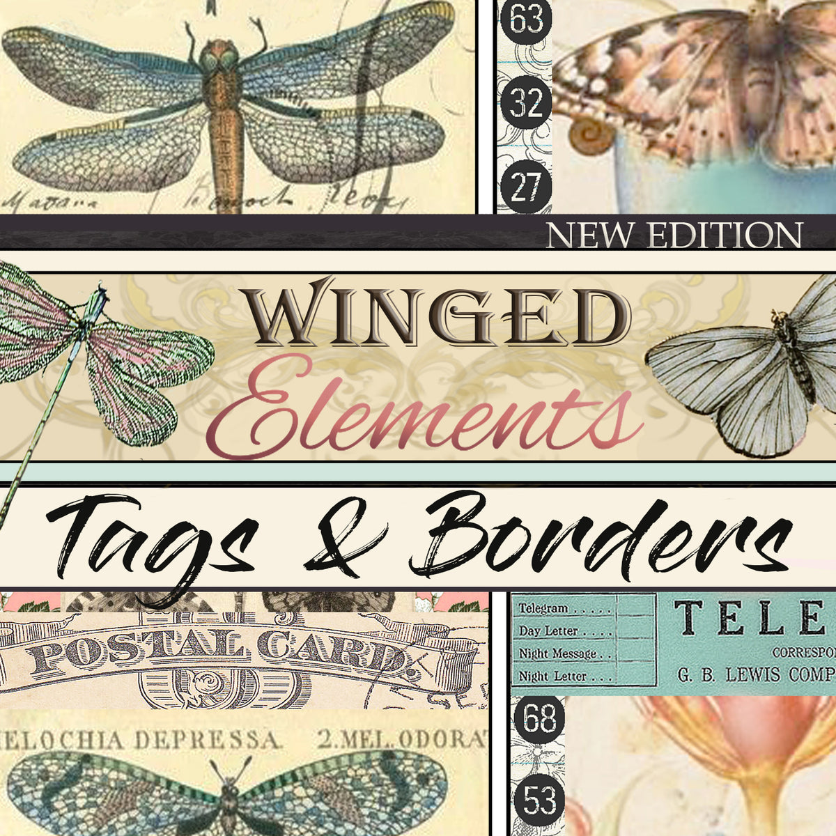 Winged Elements - Digital Journal Kit - Bundle Pack
