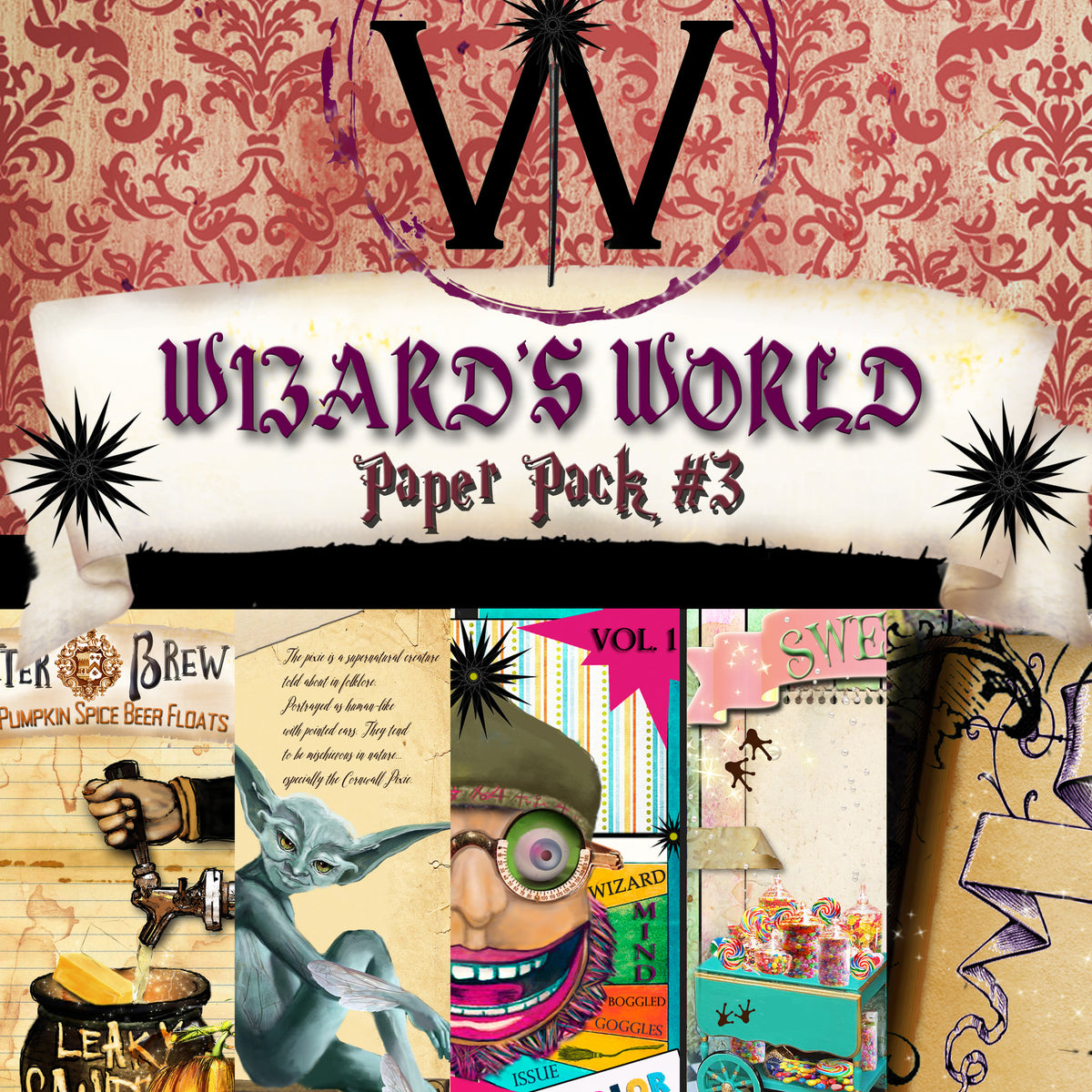 Wizard's World - BUNDLE PACK - Digital - 15 Designs