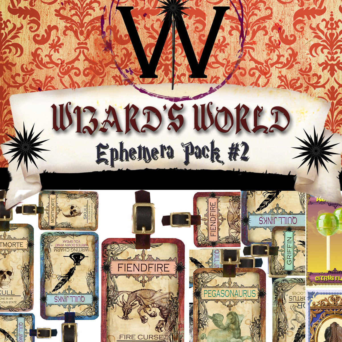 Wizard's World - BUNDLE PACK - Digital - 15 Designs