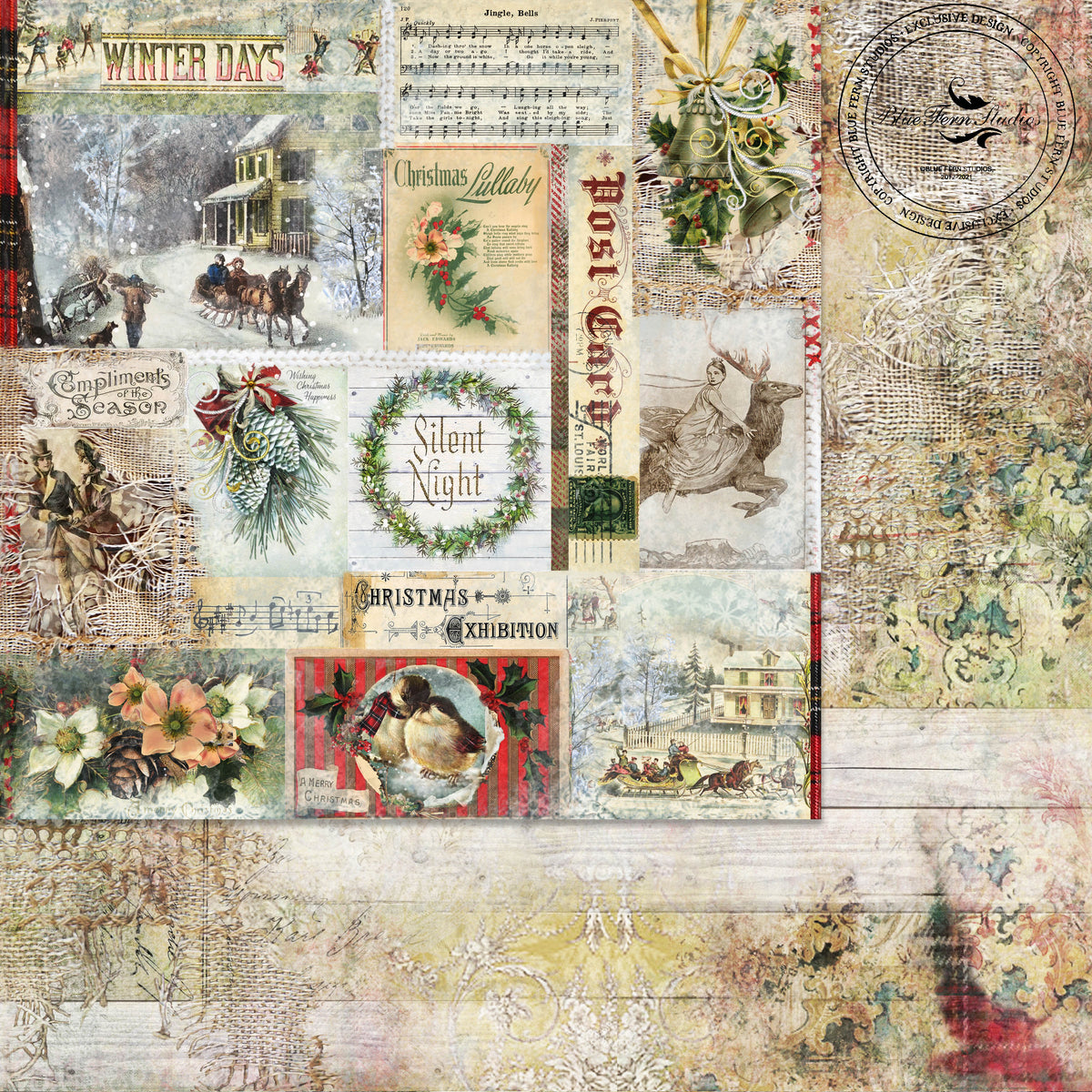 Yuletide 12x12 Paper Pack