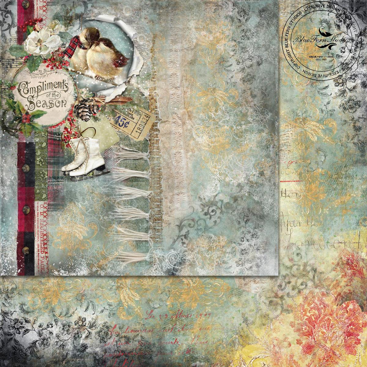 Yuletide 12x12 Paper Pack